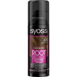 Syoss Root Retouch spray do maskowania odrostów Ciemny Brąz 120ml