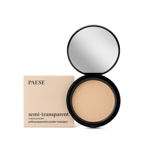 Paese Semi-Transparent Matte Powder półtransparentny puder matujący 3A Złoty Beż 9g Paese Semi-Transparent Matte Powder półtransparentny puder matujący 3A Złoty Beż 9g