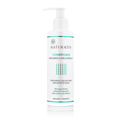Naturativ Shampoo Gentlness Shine & Strength szampon dla wrażliwej skóry głowy 250ml Naturativ Shampoo Gentlness Shine & Strength szampon dla wrażliwej skóry głowy 250ml