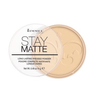 Rimmel Stay Matte Powder puder prasowany 001 Transparent 14g