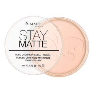 Rimmel Stay Matte Powder puder prasowany 002 Pink Blossom 14g