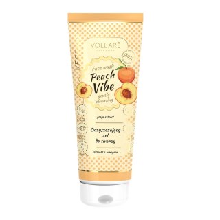 VEGEbar Peach Vibe oczyszczający żel do mycia twarzy 150ml Vollare