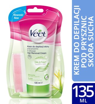 Veet Minima krem do depilacji pod prysznic skóra sucha 135ml