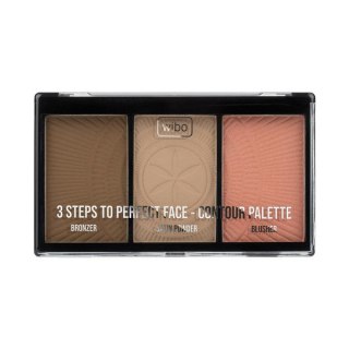 Wibo 3 Steps To Perfect Face Contouring Palette paleta do konturowania twarzy 10g