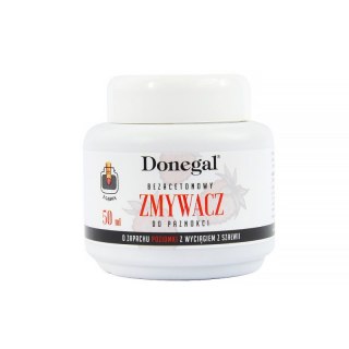 Donegal Bezacetonowy zmywacz do paznokci z gąbką 50ml