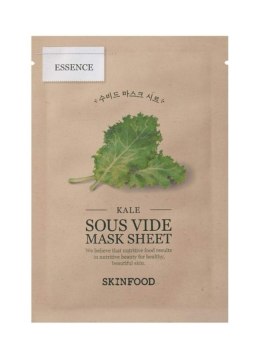 SKINFOOD Kale Sous Vide Mask Sheet odświeżająco-nawilżająca maseczka w płachcie 22g