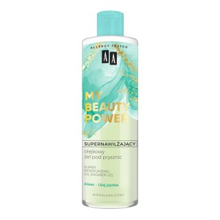 AA My Beauty Power supernawilżający olejkowy żel pod prysznic Aloes 400ml