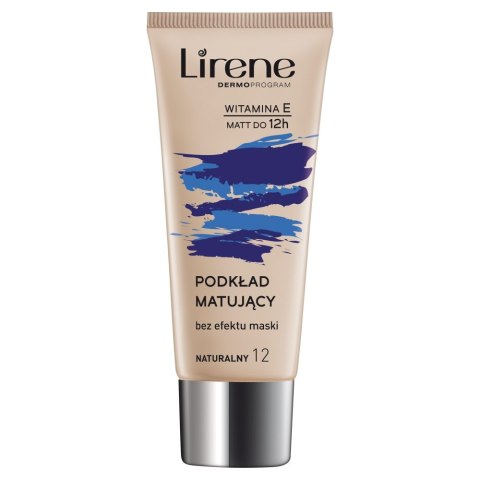 Nature Matte podkład matujący do twarzy 12 Naturalny 30ml Lirene