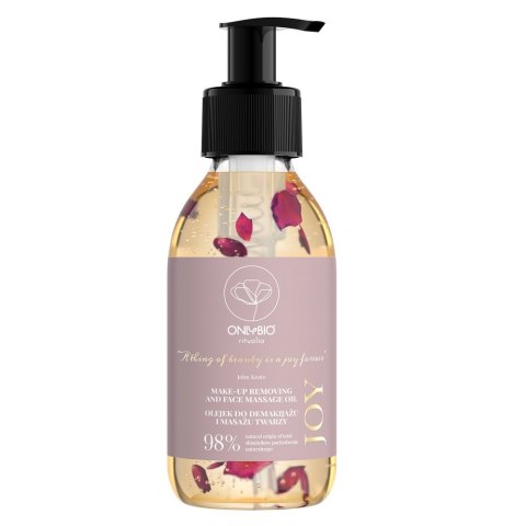 OnlyBio Ritualia Joy olejek do demakijażu i masażu twarzy 150ml OnlyBio Ritualia Joy olejek do demakijażu i masażu twarzy 150ml