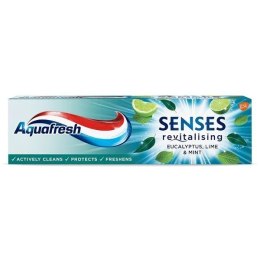 Aquafresh Senses Revitalising Toothpaste rewitalizująca pasta do zębów Eucalyptus & Lime & Mint 75ml