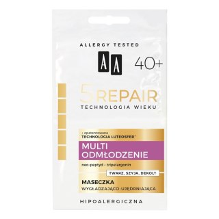 AA Technologia Wieku 5Repair 40+ Multi Odmłodzenie maseczka wygładzająco-ujędrniająca 2x4ml