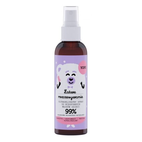 Yope Ultradelikatny spray ułatwiający rozczesywanie włosów dzieci 150ml