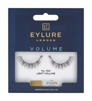 Eylure Volume Lashes sztuczne rzęsy z klejem efekt pogrubienia No. 100