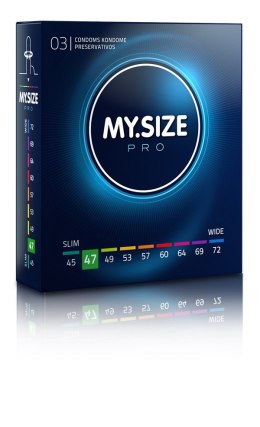 MY.SIZE PRO Condoms prezerwatywy 47mm 3szt