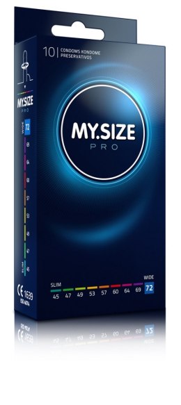 MY.SIZE PRO Condoms prezerwatywy 72mm 10szt