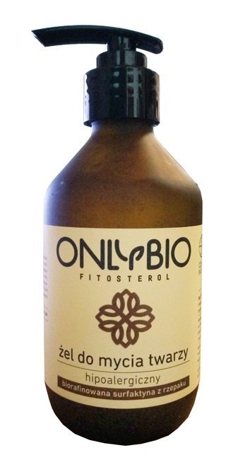 OnlyBio Fitosterol hipoalergiczny żel do mycia twarzy z olejem z rzepaku 250ml OnlyBio Fitosterol hipoalergiczny żel do mycia twarzy z olejem z rzepaku 250ml