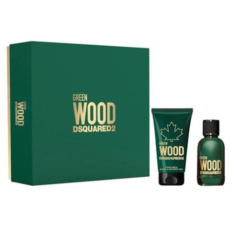 Green Wood Pour Homme zestaw woda toaletowa spray 100ml + żel pod prysznic 150ml Dsquared2