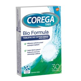 Corega Tabs Bio Formula tabletki do czyszczenia protez zębowych 30 tabletek