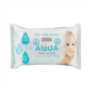 Beauty Formulas Aqua Baby Wipes nawilżające chusteczki dla dzieci 56szt.