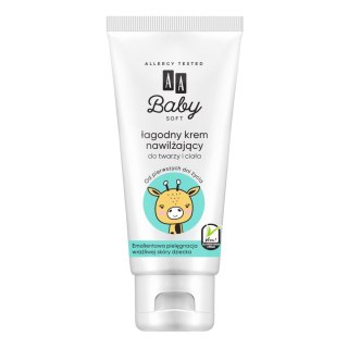 AA Baby Soft łagodny krem nawilżający do twarzy i ciała 75ml