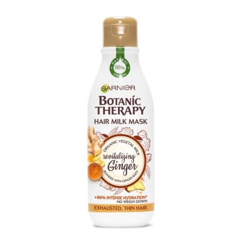 Garnier Botanic Therapy Milk Mask maska do włosów cienkich i zmęczonych Revitalizing Ginger 250ml Garnier Botanic Therapy Milk Mask maska do włosów cienkich i zmęczonych Revitalizing Ginger 250ml