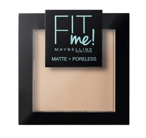 Maybelline Fit Me Matte Poreless Pressed Powder puder matujący do twarzy w kompakcie 110 Porcelain 9g