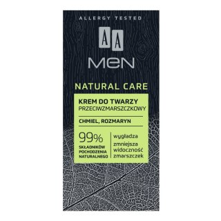 AA Men Natural Care krem przeciwzmarszczkowy 50ml