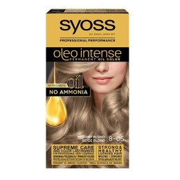 Oleo Intense farba do włosów trwale koloryzująca z olejkami 8-05 Beżowy Blond Syoss