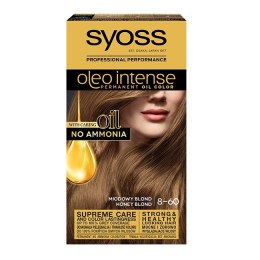 Oleo Intense farba do włosów trwale koloryzująca z olejkami 8-60 Miodowy Blond Syoss