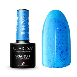 Claresa Soak Off UV/LED Blue lakier hybrydowy 709 5g