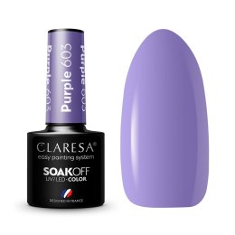Claresa Soak Off UV/LED Purple lakier hybrydowy 603 5g
