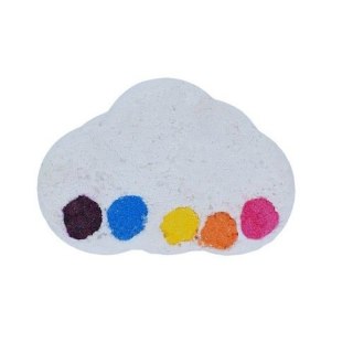 Bomb Cosmetics Watercolours Bath Bomb wielokolorowa musująca kula do kąpieli Raining Rainbows 150g