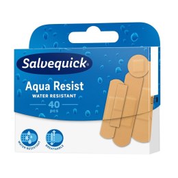 Salvequick Aqua Resist wodoodporne plastry opatrunkowe 40szt.