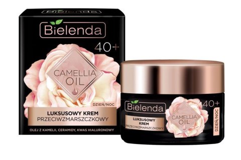 Bielenda Camellia Oil 40+ luksusowy krem przeciwzmarszczkowy na dzień i na noc 50ml Bielenda Camellia Oil 40+ luksusowy krem przeciwzmarszczkowy na dzień i na noc 50ml