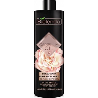 Bielenda Camellia Oil luksusowy płyn micelarny do mycia i demakijażu twarzy 500ml