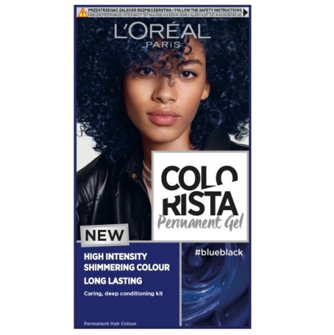 L'Oreal Paris Colorista Permanent Gel trwała farba do włosów #blueblack