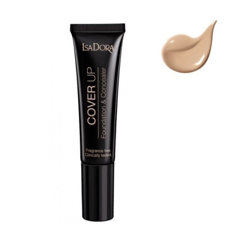 Isadora Cover Up Foundation & Concealer podkład i korektor w jednym 62 Nude Cover 35ml