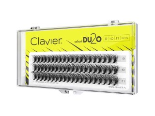 Clavier DU2O Double Volume MIX kępki rzęs 9mm-10mm-11mm