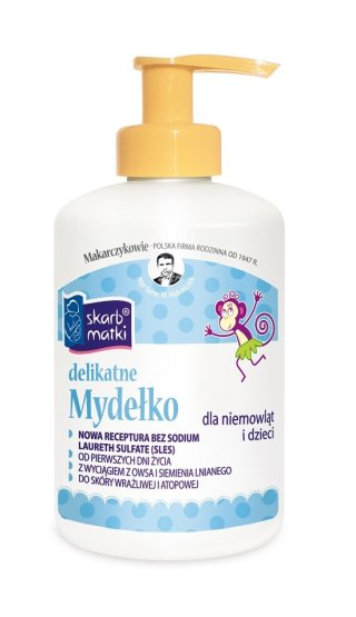 Skarb Matki Delikatne mydełko dla niemowląt i dzieci w płynie 275ml