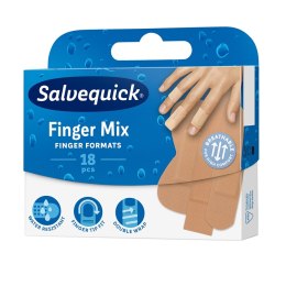 Salvequick Finger Mix plastry opatrunkowe na palce 18szt.