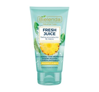 Bielenda Fresh Juice peeling enzymatyczny rozświetlający z wodą cytrusową Ananas 150g