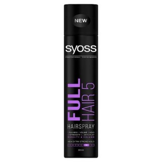 Syoss Full Hair 5 Hairspray lakier do włosów w sprayu Extra Strong 300ml