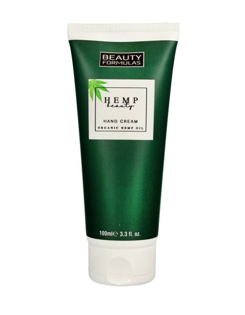 Beauty Formulas Hemp Beauty Hand Cream krem do rąk z organicznym olejem konopnym 100ml