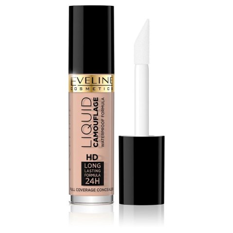 Eveline Cosmetics Liquid Camouflage Full Coverage Concealer korektor kryjący do twarzy 01A 5ml