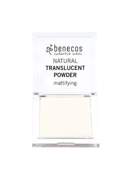 Benecos Natural Translucent Mattifying Powder naturalny transparentny puder matujący Mission Invisible 6.5g