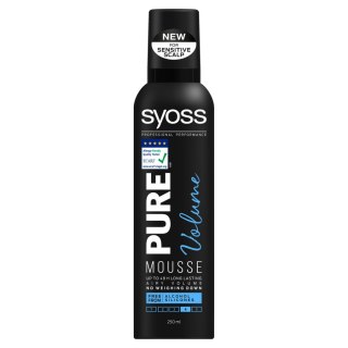 Syoss Pure Volume Mousse pianka do włosów nadająca objętość 250ml