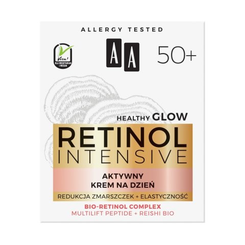 AA Retinol Intensive 50+ aktywny krem na dzień redukcja zmarszczek+elastyczność 50ml