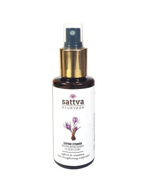 Sattva Root Strenghtening Scalp Tonic wcierka wzmacniająca do skóry głowy Saffron & Cinnamon 100ml