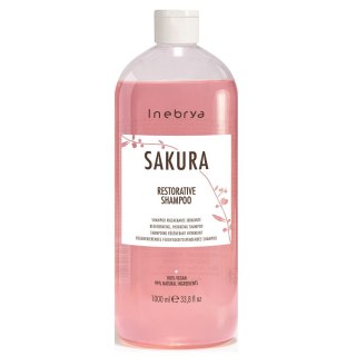 Inebrya Sakura Restorative Shampoo wzmacniający szampon do włosów 1000ml