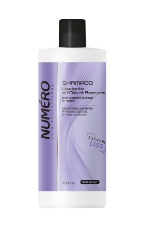 NUMERO Smoothing Shampo With Avocado Oil wygładzający szampon z olejkiem z awokado 1000ml